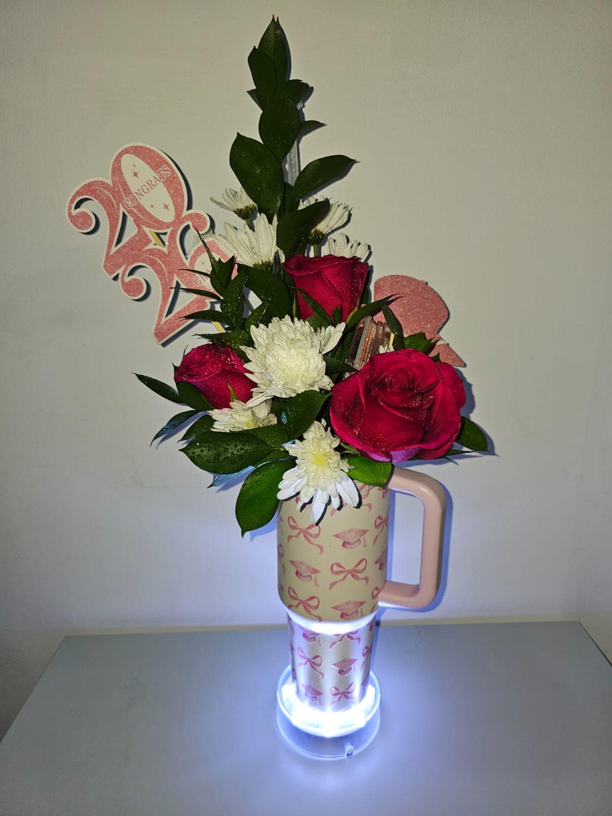 Graduate Bloom Tumbler Arrangement - Image 3