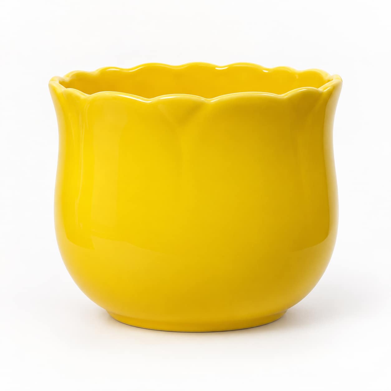 Small Sunflower Ceramic Planter