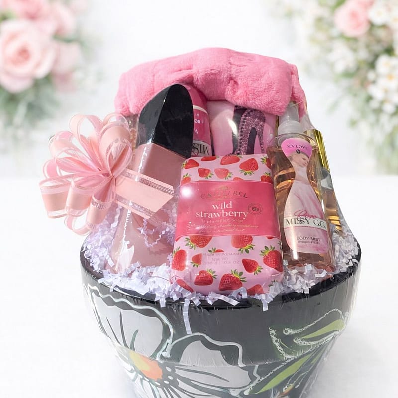 Strawberry Bliss Custom Gift Basket
