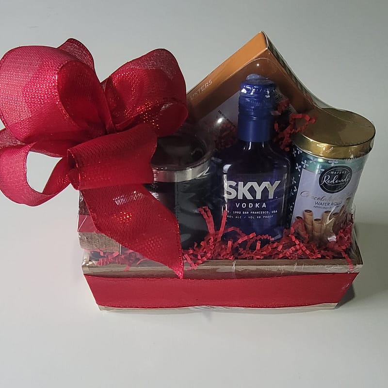 Cheers and Comfort Gift Basket