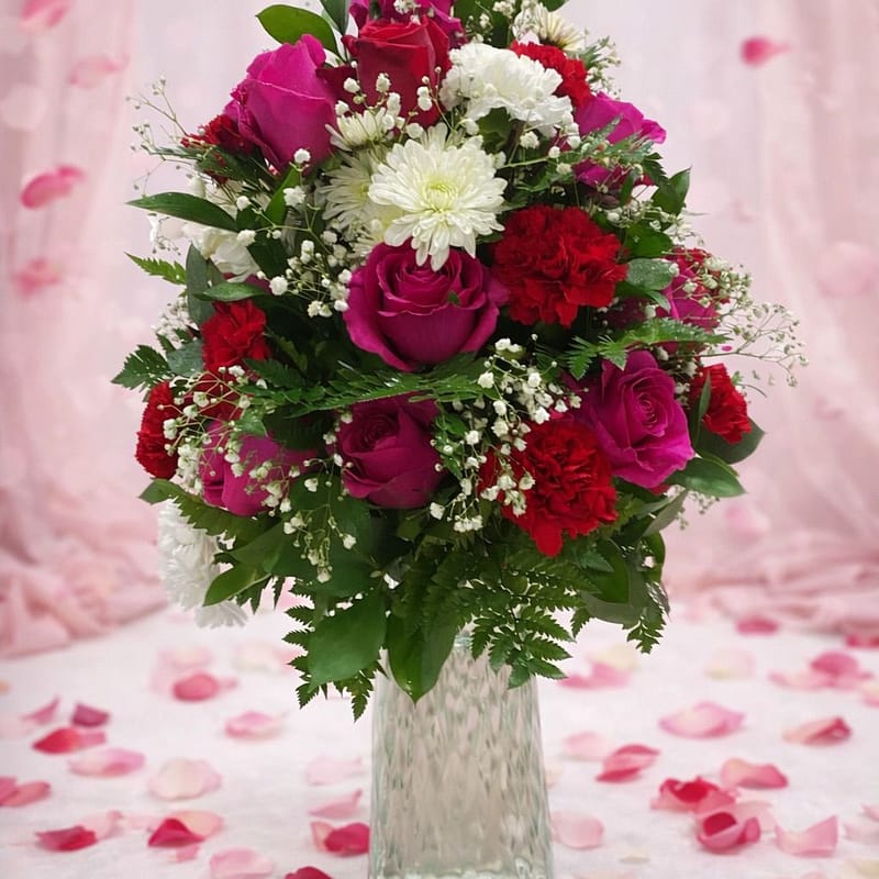 Blushing Romance Floral Arrangement