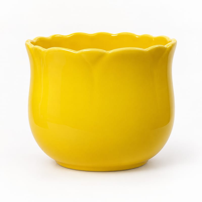 Small Sunflower Ceramic Planter